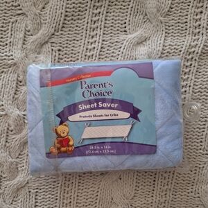 Parent's Choice Blue Sheet Saver for Cribs